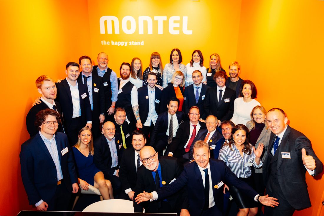 group photo of Montels employees